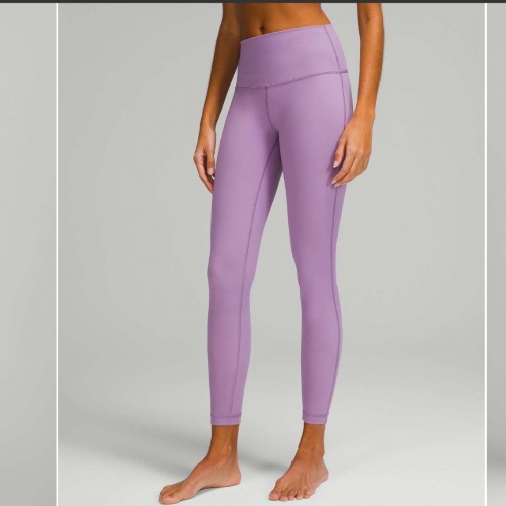 Lululemon Wunder Under Womens 6 Wisteria Purple High Rise 28" Luxtreme Leggings